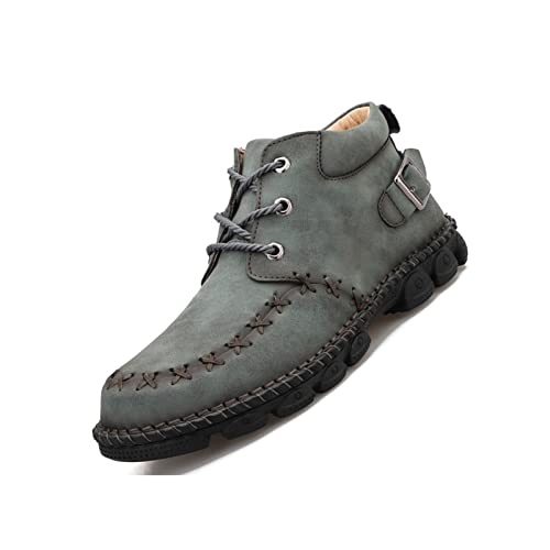 Winter warme und praktische Schuhe, Motorradstiefel, modische Herren-Freizeitstiefel, Schnür-Sneaker, Herren-Stiefeletten, Outdoor-Herrenstiefel von Generic