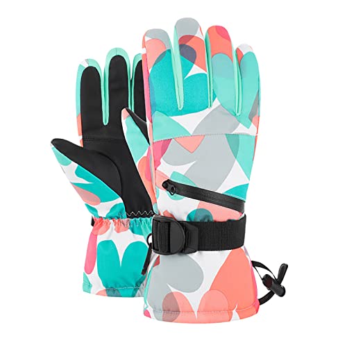 Genérico Skihandschuhe für Unsexy Handschuhe, wasserdicht, Safari-Kletterhandschuh, mit wärmendem Fleecefutter von Genérico