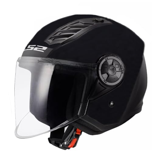 Ls2 Airflow 2 Helm Black Matt Schwarz glänzend (XXL: 63-64 cm) von Generico