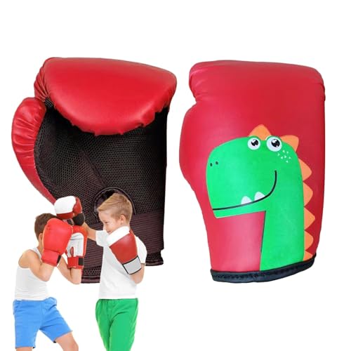 Muay Thai Handschuhe für Kinder, Kickboxhandschuhe für Kinder, Cartoon-Trainingshandschuhe für Kinder, Boxsackhandschuhe für Anfänger, Trainingszubehör von Genérico