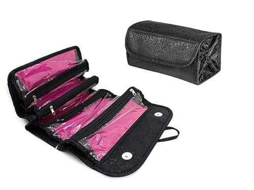Neseser Reise-Klapptasche || Reisetasche – Kosmetik-Organizer | Make-up-Tasche Travel Cosmetics Bag Roll, Schwarz , Reise-Kulturbeutel Neseser Reise-Klapptasche || Reisetasche – Kosmetik-Organizer | Make-up-Tasche Travel Cosmetics Bag Roll, Schwarz , Reise-Kulturbeutel von Genérico