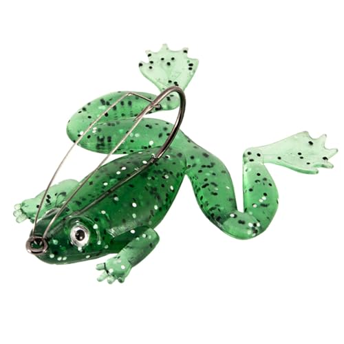 Angelköder Frösche – realistische Kunstköder für Topwater Frog Swimbait, weicher Kunstköder für Forellen, Süßwasser und Salzwasser von Générique