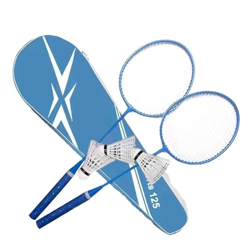 Badminton-Sets für Gärten, Badmintonschläger Set | Badmintonschläger Set | Tragbarer Badmintonschläger | Badmintonschläger mit 3 Bällen für Thanksgiving, Weihnachten u von Générique