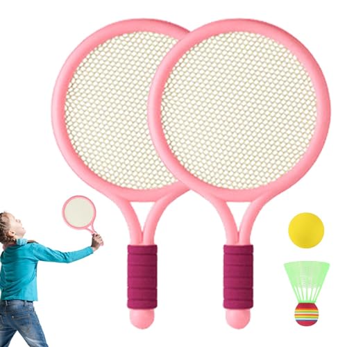 Badminton Spielzeug, Badminton-Set für | Sportliches Badmintonschläger-Set für die Familie – mit Lenkrad und Tennisball, Interaktionssportspielzeug für Eltern und Kinder von Générique