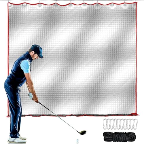 Baseball Training Net, 10 x 10 ft Target Throwing Net, Golf Ball Target Net, Sports Practice Hitting Net, Baseball Net for Backyard, Softball Hitting Net, Football Target Net, Net for Ball von Générique