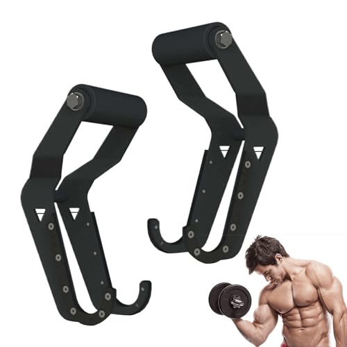 Dumbbell Clip Hook, Heavy Duty Dumbbell Hooks, Weight Lifting Handles Hook, Exercise Hook Handle, Multipurpose Exercise Dumbbell Spotter Handles Hook Heavy Load Capacity for Weight Lifting von Générique