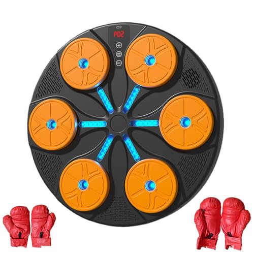 Electronic Music Boxing Maschine, Musical Boxing Machine, Stylish Design Electronic Music Boxing Machine Trainer Boxing Target Training Equipment for Gym Living Room Work Area Bedroom Workout von Générique