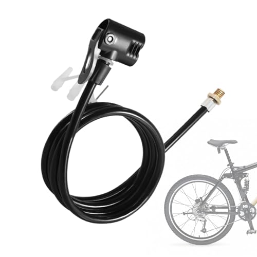 Ersatzschlauch für Inflator, Luftpumpe, Ersatzschlauch, Frostschutz-Design, wasserdichter Schlauch 80 cm / 125 cm, Universalschlauch geeignet für Matratze, Motorrad, Fahrrad von Générique