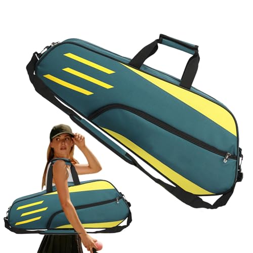 Générique Badminton-Aufbewahrungstasche, Badminton-Tasche für 3 Schläger – tragbare Tennis-Organizer-Tasche – Badmintonschläger-Abdeckung, Racquetball-Tasche für Damen und Herren von Générique