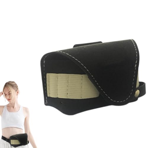 Générique Golf Ball Waist Bag mit Tee Carrying Pouch, Compact Golf Ball Holster Organizer für Bälle und Tees, perfektes Golf-Zubehör für einfachen Zugang, During Farbe Blau Schwarz Pink von Générique