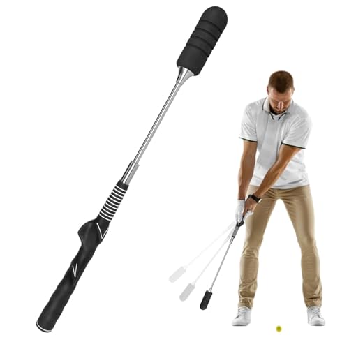 Générique Telescopic Golf Swing Speed Trainer, tragbar, Golf, Übungshilfe, Swing Improvement Sticks für rechtshändige Golfer, perfekt für Speed & Control von Générique