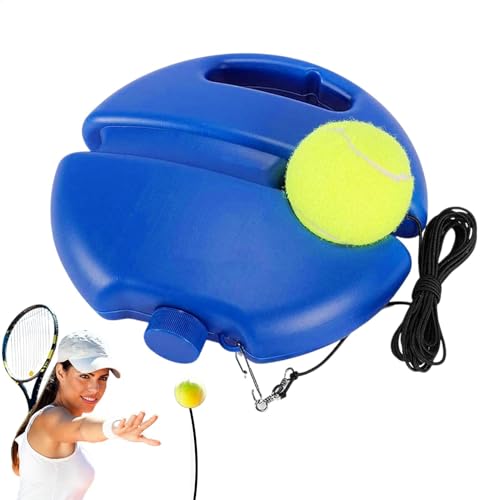 Générique Tennistrainer Rebounder Trainer, Solo Tennis Übung, Tennistraining, Rebound Practice Kit, tragbar, Tennis Trainer, Solo Tennis Rebounder, Tennis Practice Tool von Générique