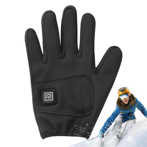 Générique Warming Handschuhe, beheizte Motorradhandschuhe, Temperatureinstellung, beheizter Handschuh mit 3 Temperatureinstellungen und elastischem Cuff Design für drinnen und draußen von Générique