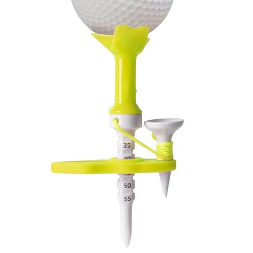 Golf-T-Shirt für den Außenbereich, Golf-Tees für den Innenbereich, höhenverstellbar, Golftee mit magnetischem Golftee, 85 mm lang, erhöht die Entfernung und sorgt für Konsistenz von Générique