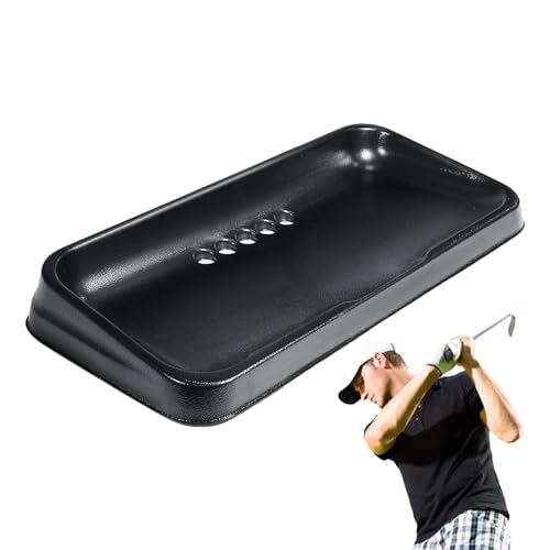 Golfball-Halter, Driving Range Tray, Golf Ball Storage Tray, Ideal für Training und Übung, Übungs-Halter, perfekt für den Einsatz im Freien, Schwarz/1 Stück Golfball-Halter, Driving Range Tray, Golf Ball Storage Tray, Ideal für Training und Übung, Übungs-Halter, perfekt für den Einsatz im Freien, Schwarz/1 Stück von Générique