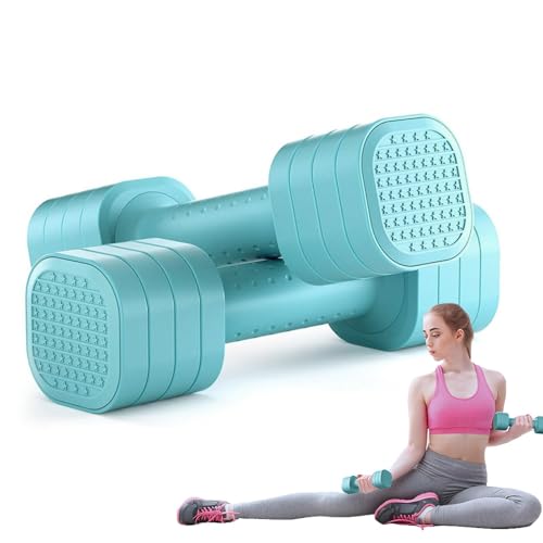 Handgewichtsset, verstellbar, Fitness-Dumbbells-Set, rutschfeste Dumbbells, verstellbare Handgewichte mit rutschfesten Griffen für Damen, Training und Fitness zu Hause von Générique