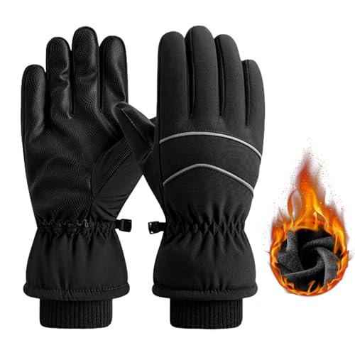 Handschuhe für kaltes Wetter, Winterhandschuhe | wasserdichte Winter-Fahrradhandschuhe | Winter-Thermohandschuhe für Schnee, rutschfest und verschleißfest, für Radfahren im Freien von Générique