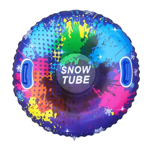 Heavy Duty Inflatable Snow Tube, Cold Resistant PVC Sled with Handles, Ideal for Outdoor Sledding, Winter Sports and Family Fun, Authentic Snow Tube for Snow Activities von Générique