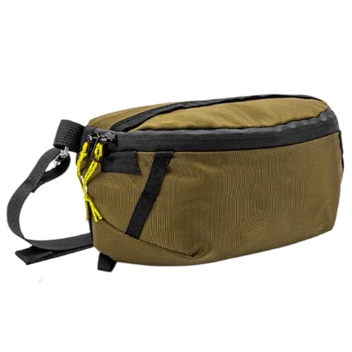 Hiking Waist Pack wasserdicht, Hiking Fanny Pack tragbar Outdoor Multifunctional Hiking Accessories, Lightweight Hiking Waist Bag, Water-Resistant Travel Pack for Hiking and Camping, khaki, Se référer von Générique