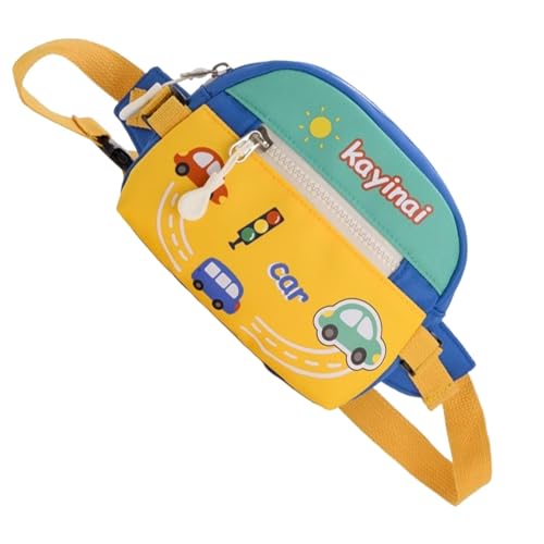 Kids Bag, Car Shaped Bag, Cool Outing Storage, Multifunctional Kids Car Bag, Cartoon Coin Purse, Cartoon Children Backpacks Small Coin Purse Wallet Shoulder Bag, for Toys, gelb, Se référer au von Générique