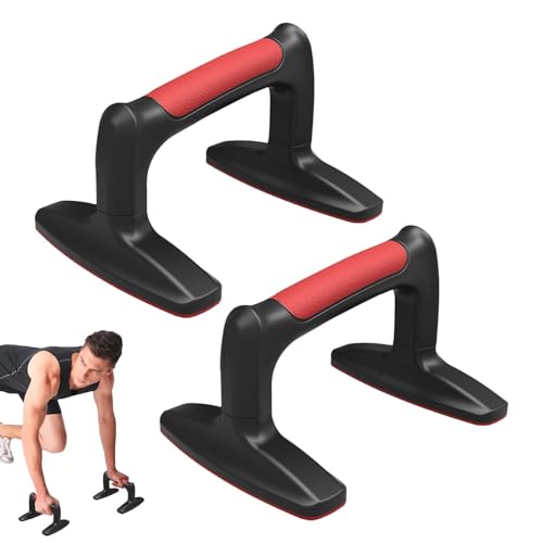 Liegestützgriffe | 1 Paar Liegestützgriffe für Home Gym | Der ergonomische und rutschfeste Griff der Portabl Fitness-Pumpenständer von Générique