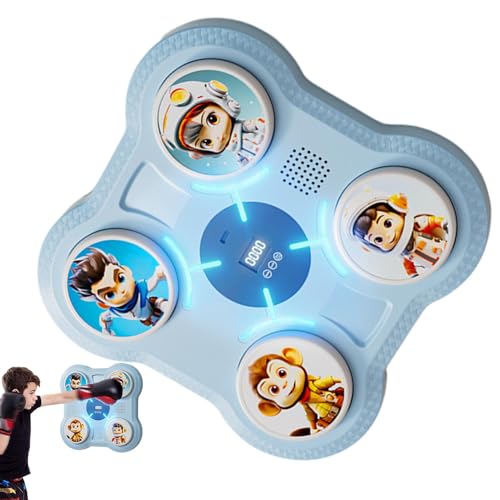 Music Boxing Maschine, Smart Punching Target Toys, Wall-Mounted Boxing Maschine, Interactive Boxing Equipment, Home Fitness Equipment, Boxen mit Musik, Wall-Mounted Boxing Trainer, Boxing Train von Générique