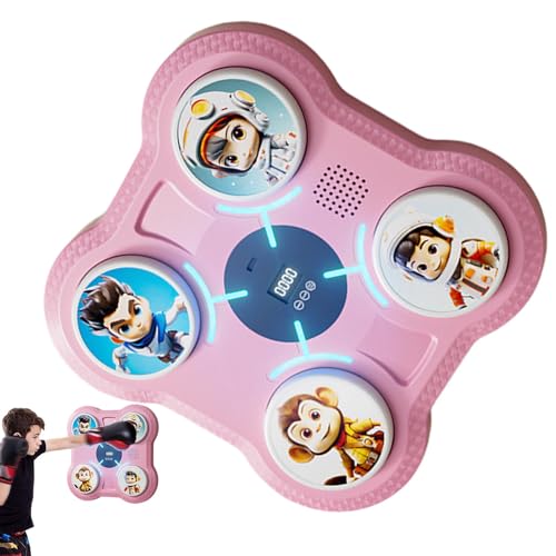 Music Boxing Maschine, Smart Punching Target Toys, Wall-Mounted Boxing Maschine, Interactive Boxing Equipment, Home Fitness Equipment, Boxen mit Musik, Wall-Mounted Boxing Trainer, Boxing Train von Générique