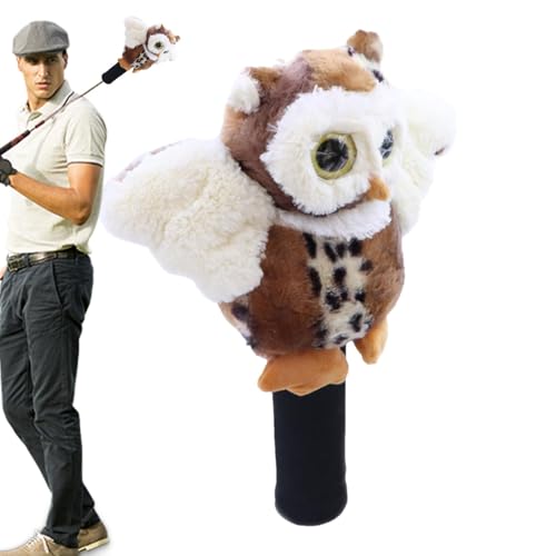 Plush Golf Head Covers, Owl Stuffed Golf Driver Headcover, Funny Golf Headcover for Men, Driver Headcover for Golf, Fairway Wood Headcover, Golf Club Headcovers Funny, Stuffed Golf Headcovers von Générique