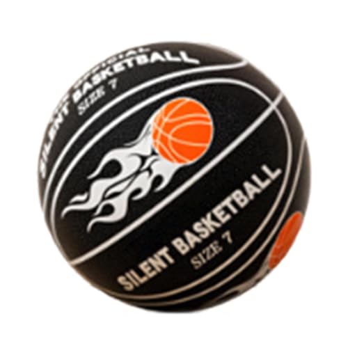 Soundless Basketball Dribbling Indoor, Indoor Soundless Basketball, Quiet Bounce Indoor Soundless Dribbling Basketball, Lightweight Training Ball, Ideal for Quiet Indoor Übung, Non-Slip Grip von Générique