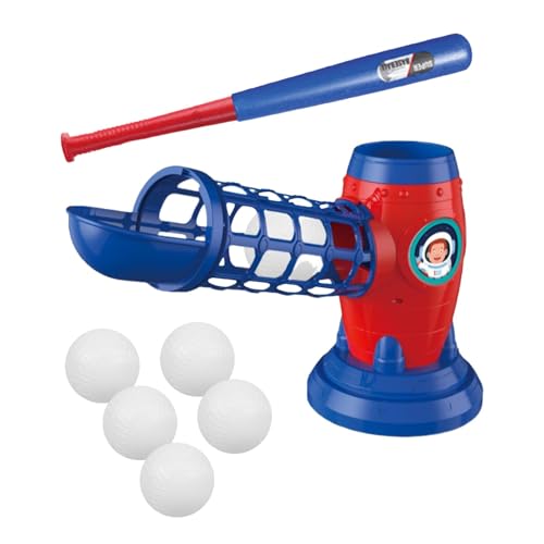 Toy Baseball Pitching Machine, T Ball Set Baseball, Softball Pitching Machine for Kids, Baseball & Softball Pitching Machines, Pitching Machine for Outdoor Sports, Baseball Toy Games for Kids von Générique