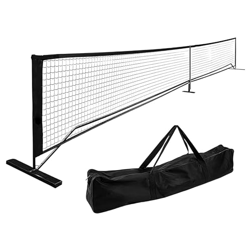 Tragbares Tennisnetz, Tennisnetz für Fußball, Tennis, Driveway Tennis Netz für Kinder, Netz mit Tasche, Outdoor-Tennisnetz, abnehmbares Netz für Driveway Tennis von Générique