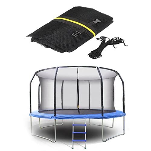 Trampolin-Zubehör, Sicherheitsnetz für Trampolin, Außen-Trampolin für Kinder, Zaun, Innennetz, Schutz für Trampolin 10/12/14 Füße, 6/8 Pfosten, A von Générique