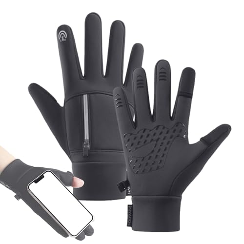 Winterhandschuhe, Damen – wasserdichte Handschuhe – Handschuhe für Winter, Ski- und Schneehandschuhe, Thermofutter, warme Handschuhe für Touchscreen, zum Laufen, Fahren, Gehen von Générique