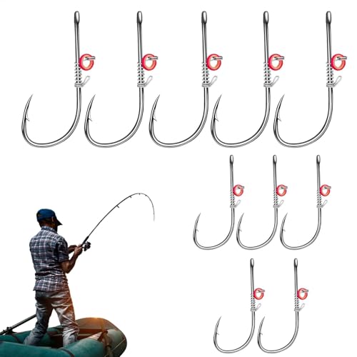 10* Angelhaken Für Lebende Köder, Fischereihaken Mit Kohlenstoffstahl, Fester Haken Für Lebende Garnelen, Lebendköderhaken Mit Widerhaken Und Löchern, Fester Angelhaken Für Lebende Garnelen 10* Angelhaken Für Lebende Köder, Fischereihaken Mit Kohlenstoffstahl, Fester Haken Für Lebende Garnelen, Lebendköderhaken Mit Widerhaken Und Löchern, Fester Angelhaken Für Lebende Garnelen von Generisch