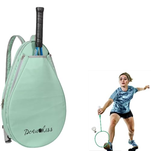 10 Badmintonschlägertasche | Tennisrucksack für Herren – Tennistaschen mit isolierter Tasche und belüftetem Schuhfach für Tennis, Badminton und Bälle Zubehör von Generisch