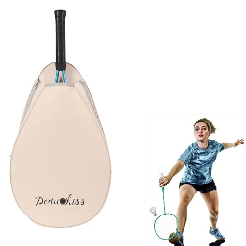 2 Badmintonschlägertaschen, modische Tennistasche, professioneller Tennisrucksack für Damen und Herren, Tennistaschen mit isolierter Tasche und belüftetem Schuhfach für Tennis, Badminton und Bälle von Generisch