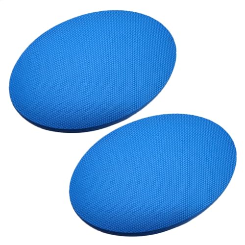 2 Stk Ovale Schaumstoff-Balance-Pads, Fitness-Übungskissen Yogamatte Gymnastik-Trainer-Board Yoga Balance Board Aus Thermoplastische Elastomere, Oval Balance Pad Balance PadsPferd Für Pilates von Generisch