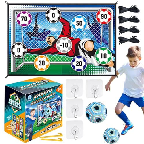 2-in-1-Fußballspiel-Set, Indoor-Fußballspiel für Kinder, Fußballspiel für Jungen, Fußball-Trainingsausrüstung mit 1 Ball von Generisch