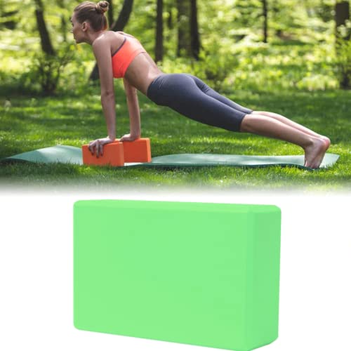 2er Set Yogablock Schaumstoff Yogaklotz Yoga Block Pilates Heim Fitness GRÜN von Generisch