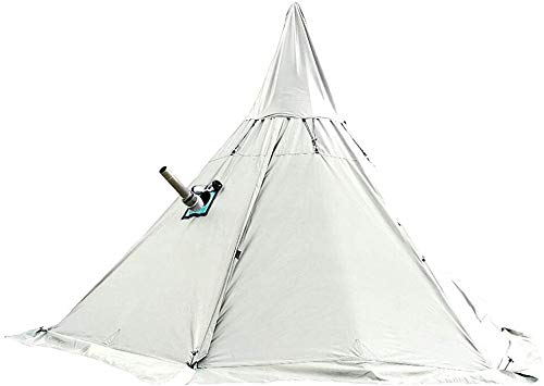 4-Jahreszeiten-Tipi-Zelt mit Herdwagenheber, 240 cm Höhe, wasserdicht und von Generisch