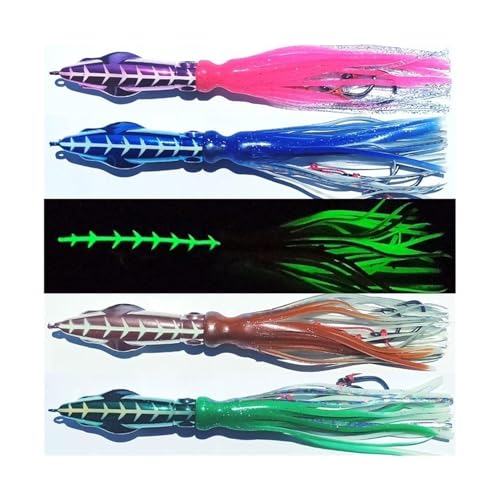 4 Stück 60 g/120 g/100 g/150 g/200 g Snapper Bottom Jig Jigkopf mit Angelköder Rock Jig Fisch Jigging-Köder(150g 2pcs 200g 2pcs) von Generisch