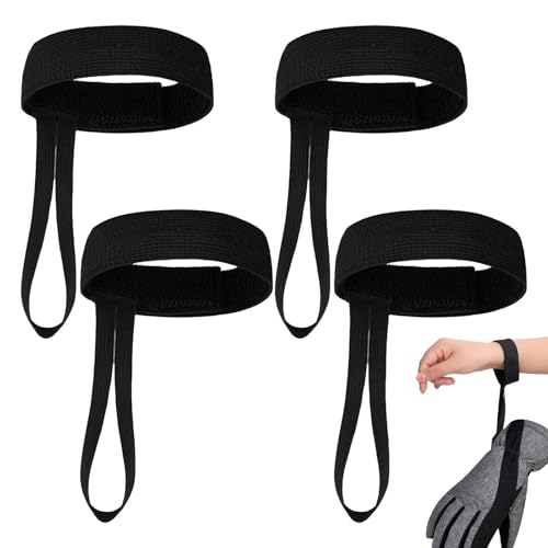 4 Stück Anti-Lost Ski Handschuh Leine | Snowboard -Safe Handschuh Handgelenksgurt, Nylon Verstellbares Lagergurt elastisch für hängbare Handschuh für Outdoor -Sportarten, Bergsteigerzubehör 4 Stück Anti-Lost Ski Handschuh Leine | Snowboard -Safe Handschuh Handgelenksgurt, Nylon Verstellbares Lagergurt elastisch für hängbare Handschuh für Outdoor -Sportarten, Bergsteigerzubehör von Generisch