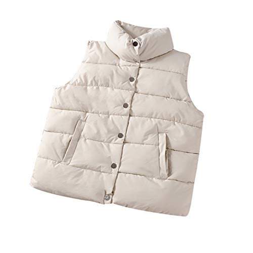 Ärmellose Jacke Damen Leicht Übergangsjacke Weste Outdoor Ärmellose Damenwesten Damenwesten Ärmellos Sportweste Outdoorweste Weiß S von Generisch