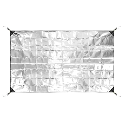 Aluminiumfolie-Campingmatte, Camping-Schaumstoff-Isomatte-Folie,Isolierende Campingmatte aus Aluminiumfolienschaum | Doppelseitige wasserdichte Folienmatte, Schlafzeltunterlage, wärmeisolierende Matte von Generisch