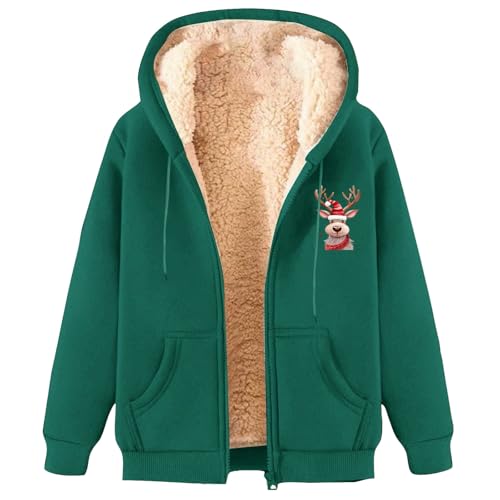 Angebot des Tages, Christmas Hoodie Herren Komfortabel Hässlich Weihnachten - Sweatshirts Mit Taschen Kapuzenshirt Ugly Weihnachtspulli Warm Merry Weihnachtspullover Weihnachtsmann Langarm Sweatshirt von Generisch