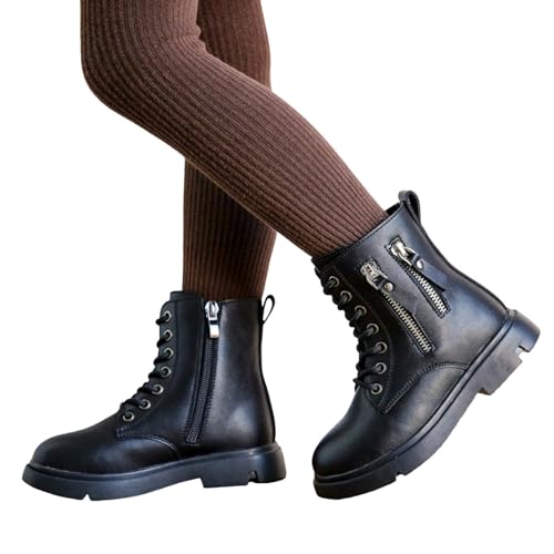 Angebot des Tages, Herbstschuhe Kinder Mädchen Warme Gefüttert Winterstiefel - Boots Gummistiefel Herbst Schuhe Bequeme Winterschuhe Winter Outdoor Kinderschuhe Schnürstiefel von Generisch