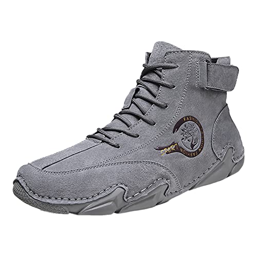 Angebote des Tages Heute Blitzangebote, Barfußschuhe Herren rutschfest Wildlederstiefel Bergexperten Schuhe Wandern Geeignet Schmerzlindernder Wildlederstiefel Leicht Wasserdicht Ergonomische von Generisch