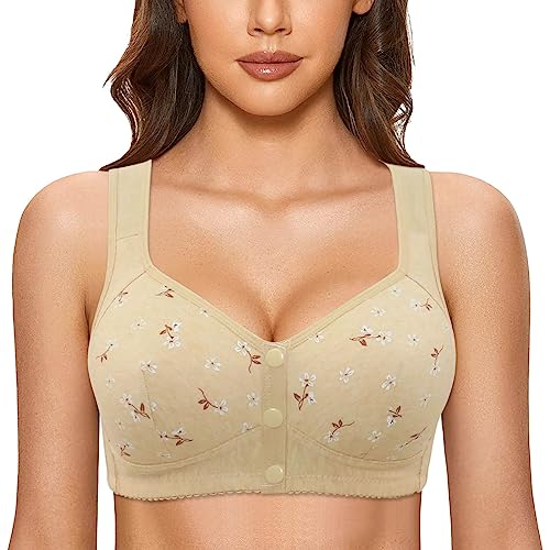 Angebote des Tages Heute Bralette BH 2024 BH Damen Hängebrust BH Sport BH Hautfarben Skiny BH Ohne Bügel Damen BH Gepolstert Mit Bügel Seamless Bra Beige 02，XS von Generisch