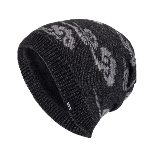 Angebote des Tages Heute Deal, Wintermütze Herren Atmungsaktiv Fahrradmütze Laufmütze Beanie Mütze Sport Strickmützen Flex Wollmütze Thermo Warm Bequem Laufzubehör Wandermütze von Generisch