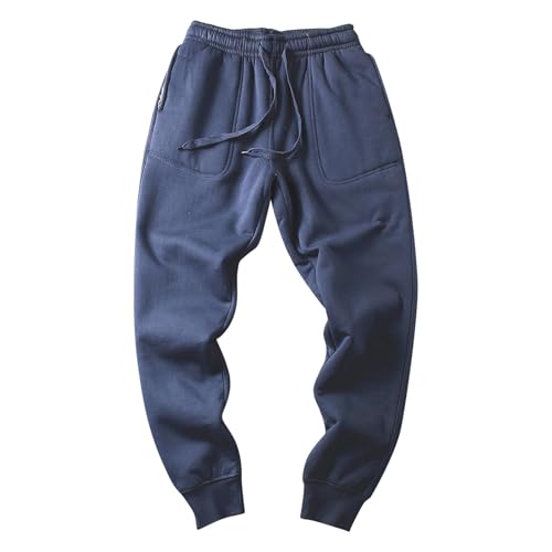 Angebote des Tages Heute blitzangeboteWinterhose Herren Gefüttert Gefütterte Hose Herren Golfhose Herren Arbeitshose Winter Gefütterte Jogginghose Winter Fahrradhose Marineblau M von Generisch